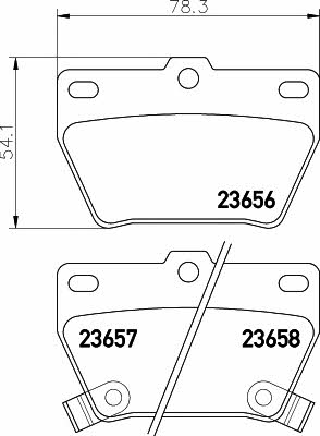 Textar 2365601 Brake Pad Set, disc brake 2365601: Buy near me in Poland at 2407.PL - Good price!