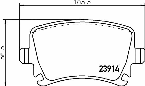 Textar 2391401 Brake Pad Set, disc brake 2391401: Buy near me in Poland at 2407.PL - Good price!