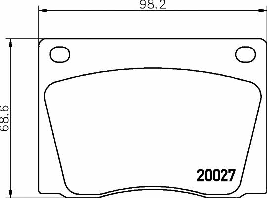 Textar 2002701 Тормозные колодки дисковые, комплект 2002701: Отличная цена - Купить в Польше на 2407.PL!