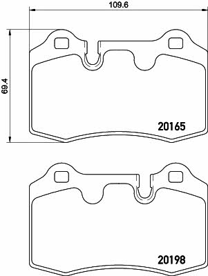 Textar 2016501 Brake Pad Set, disc brake 2016501: Buy near me in Poland at 2407.PL - Good price!