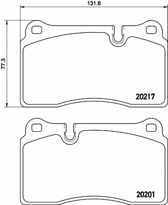 Textar 2021703 Brake Pad Set, disc brake 2021703: Buy near me in Poland at 2407.PL - Good price!