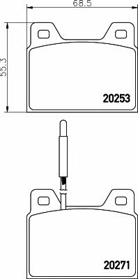 Textar 2025301 Scheibenbremsbeläge, Set 2025301: Kaufen Sie zu einem guten Preis in Polen bei 2407.PL!