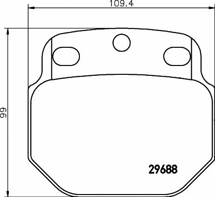 Textar 2968801 Тормозные колодки дисковые, комплект 2968801: Отличная цена - Купить в Польше на 2407.PL!