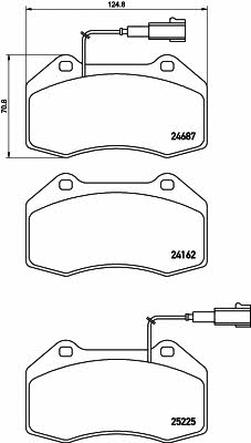 Textar 2468701 Brake Pad Set, disc brake 2468701: Buy near me in Poland at 2407.PL - Good price!