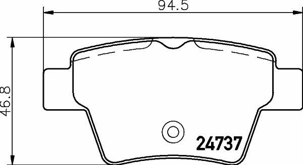 Textar 2473701 Brake Pad Set, disc brake 2473701: Buy near me in Poland at 2407.PL - Good price!
