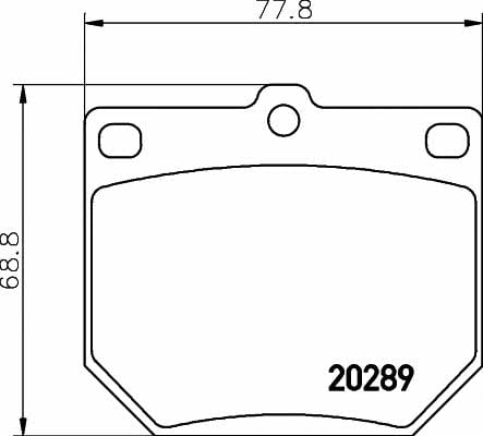Textar 2028902 Brake Pad Set, disc brake 2028902: Buy near me in Poland at 2407.PL - Good price!
