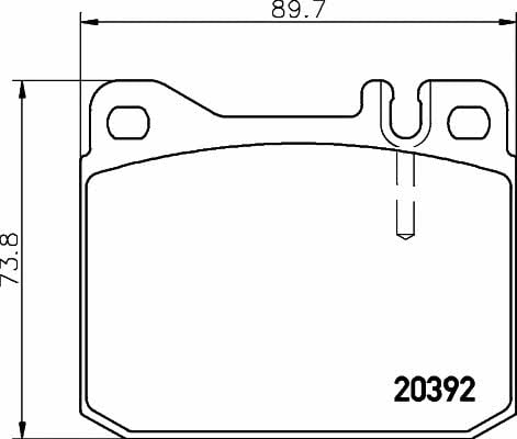 Textar 2039204 Brake Pad Set, disc brake 2039204: Buy near me in Poland at 2407.PL - Good price!