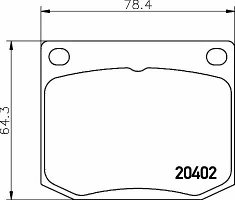 Textar 2040201 Brake Pad Set, disc brake 2040201: Buy near me in Poland at 2407.PL - Good price!