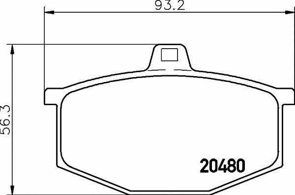 Textar 2048002 Brake Pad Set, disc brake 2048002: Buy near me in Poland at 2407.PL - Good price!