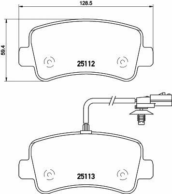 Textar 2511201 Brake Pad Set, disc brake 2511201: Buy near me in Poland at 2407.PL - Good price!