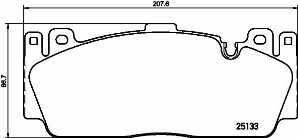 Textar 2513301 Brake Pad Set, disc brake 2513301: Buy near me in Poland at 2407.PL - Good price!