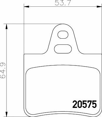 Textar 2057511 Гальмівні колодки, комплект 2057511: Приваблива ціна - Купити у Польщі на 2407.PL!