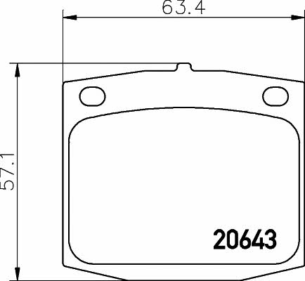 Textar 2064301 Тормозные колодки дисковые, комплект 2064301: Отличная цена - Купить в Польше на 2407.PL!