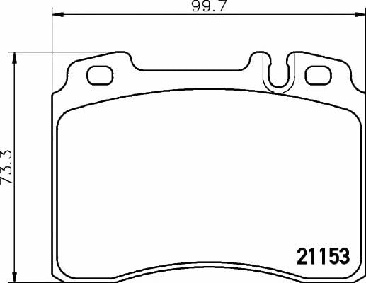 Textar 2115307 Scheibenbremsbeläge, Set 2115307: Bestellen Sie in Polen zu einem guten Preis bei 2407.PL!