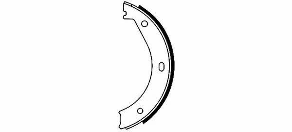 Textar 91033400 Parking brake shoes 91033400: Buy near me at 2407.PL in Poland at an Affordable price!