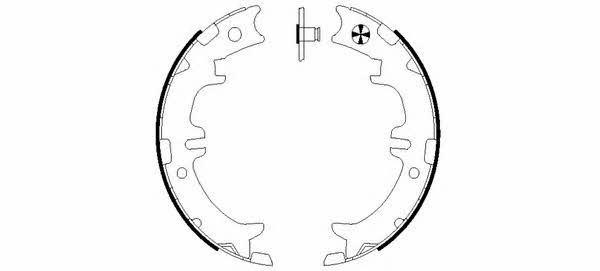 Textar 91060500 Parking brake shoes 91060500: Buy near me at 2407.PL in Poland at an Affordable price!