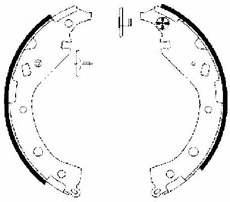 Textar 91063100 Brake shoe set 91063100: Buy near me in Poland at 2407.PL - Good price!