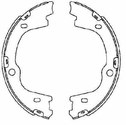 Textar 91076000 Parking brake shoes 91076000: Buy near me at 2407.PL in Poland at an Affordable price!