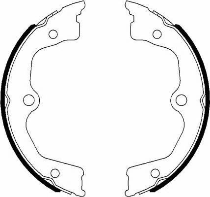 Textar 91077700 Parking brake shoes 91077700: Buy near me at 2407.PL in Poland at an Affordable price!