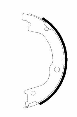 Textar 91079600 Parking brake shoes 91079600: Buy near me in Poland at 2407.PL - Good price!