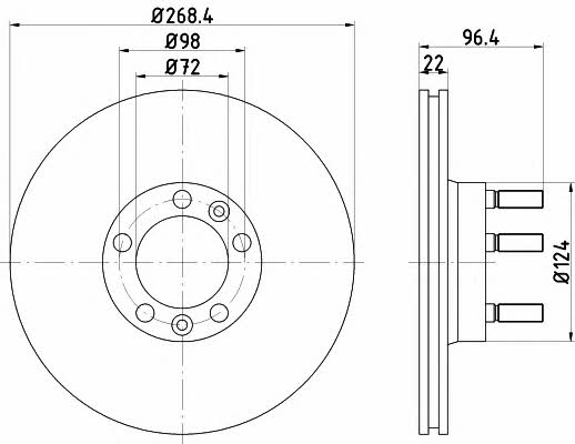 Textar 92033600 Ventilated disc brake, 1 pcs. 92033600: Buy near me in Poland at 2407.PL - Good price!