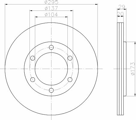 Textar 92035600 Ventilated disc brake, 1 pcs. 92035600: Buy near me in Poland at 2407.PL - Good price!