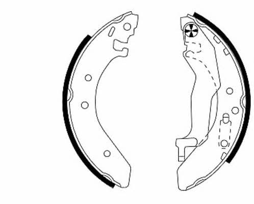 Textar 91043900 Brake shoe set 91043900: Buy near me at 2407.PL in Poland at an Affordable price!