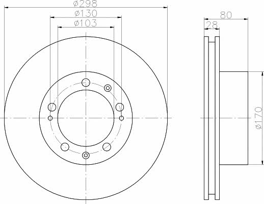 Textar 92064600 Brake disc 92064600: Buy near me in Poland at 2407.PL - Good price!