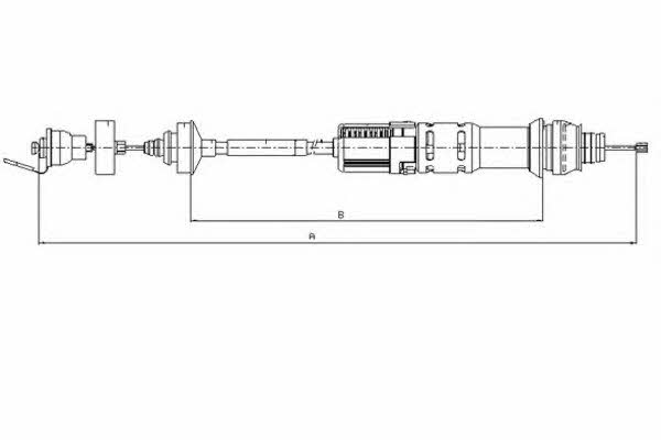 Textar 58003900 Clutch cable 58003900: Buy near me in Poland at 2407.PL - Good price!