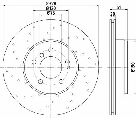 Textar 92209810 Brake disc 92209810: Buy near me in Poland at 2407.PL - Good price!