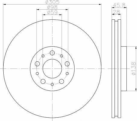 Textar 92237600 Тормозной диск вентилируемый, 1 шт. 92237600: Отличная цена - Купить в Польше на 2407.PL!