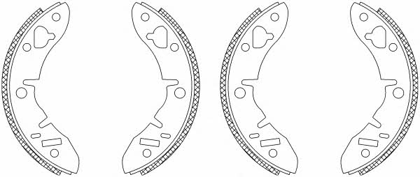 Textar 83005700 Brake shoe set 83005700: Buy near me in Poland at 2407.PL - Good price!