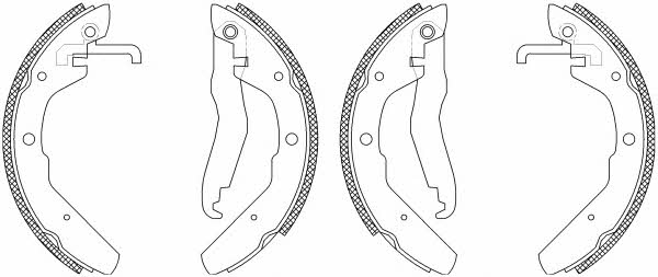 Textar 83027600 Колодки тормозные барабанные, комплект 83027600: Отличная цена - Купить в Польше на 2407.PL!