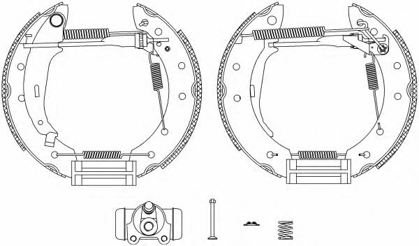 Textar 84048002 Brake shoe set 84048002: Buy near me in Poland at 2407.PL - Good price!