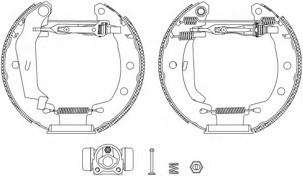 Textar 84049500 Brake shoe set 84049500: Buy near me in Poland at 2407.PL - Good price!