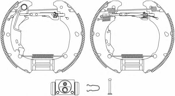 Textar 84061101 Brake shoe set 84061101: Buy near me in Poland at 2407.PL - Good price!