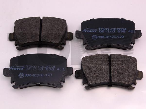 Toko T2252034 Rear disc brake pads, set T2252034: Buy near me in Poland at 2407.PL - Good price!