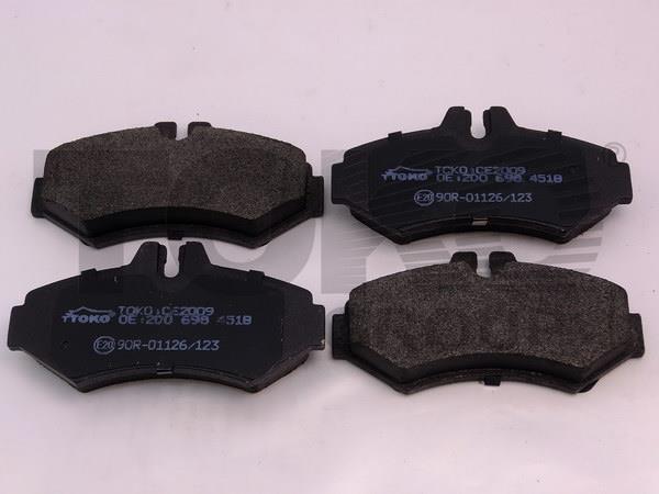 Toko T2252009 Rear disc brake pads, set T2252009: Buy near me in Poland at 2407.PL - Good price!