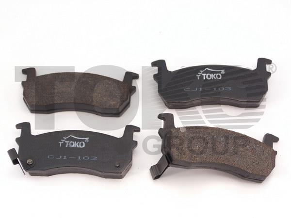 Toko T2114003W Front disc brake pads, set T2114003W: Buy near me in Poland at 2407.PL - Good price!