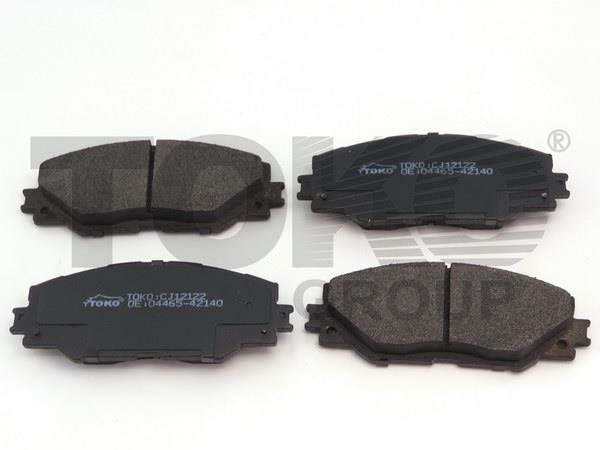 Toko T2115122 Front disc brake pads, set T2115122: Buy near me in Poland at 2407.PL - Good price!