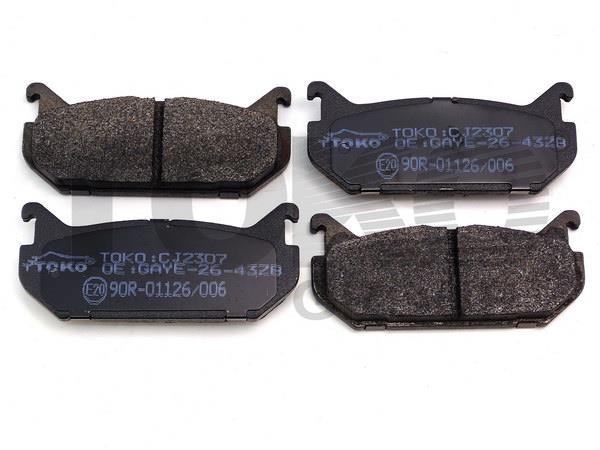 Toko T2212007 Rear disc brake pads, set T2212007: Buy near me in Poland at 2407.PL - Good price!