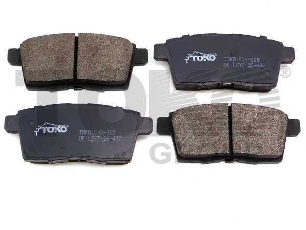 Toko T2212015 Rear disc brake pads, set T2212015: Buy near me in Poland at 2407.PL - Good price!