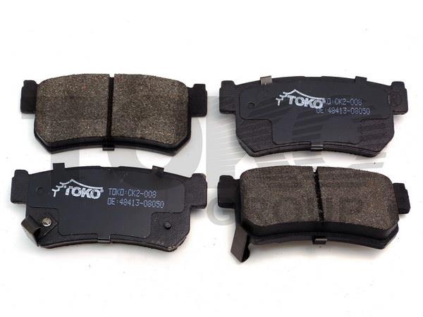 Toko T2205008 Тормозные колодки дисковые задние, комплект T2205008: Отличная цена - Купить в Польше на 2407.PL!