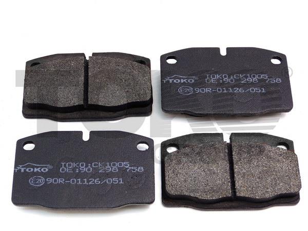 Toko T2102005W Front disc brake pads, set T2102005W: Buy near me in Poland at 2407.PL - Good price!