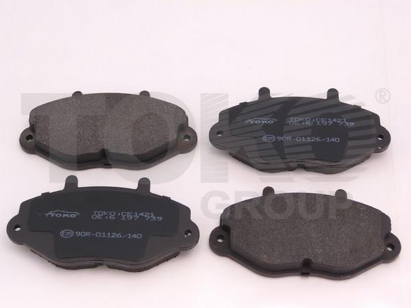 Toko T2135021 Front disc brake pads, set T2135021: Buy near me in Poland at 2407.PL - Good price!