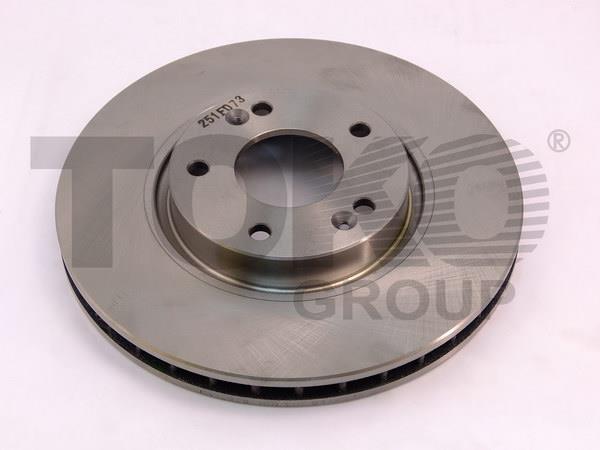 Toko T2303022 Front brake disc ventilated T2303022: Buy near me in Poland at 2407.PL - Good price!