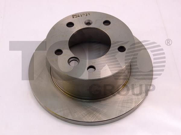 Toko T2452007 Rear brake disc, non-ventilated T2452007: Buy near me in Poland at 2407.PL - Good price!