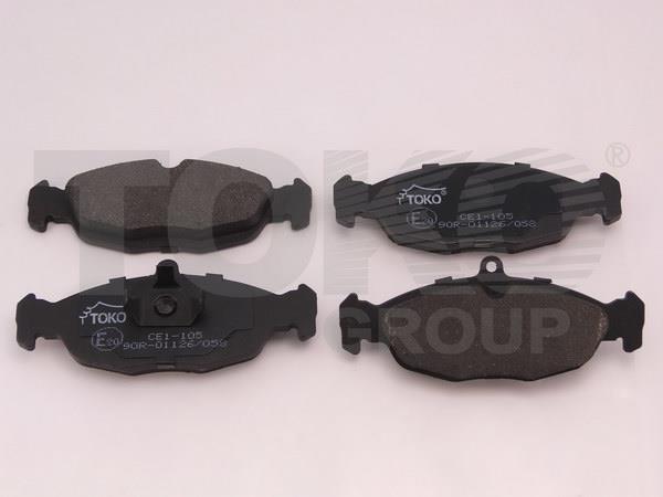 Toko T2143005 Front disc brake pads, set T2143005: Buy near me in Poland at 2407.PL - Good price!