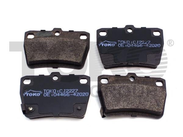 Toko T2215027 Rear disc brake pads, set T2215027: Buy near me in Poland at 2407.PL - Good price!