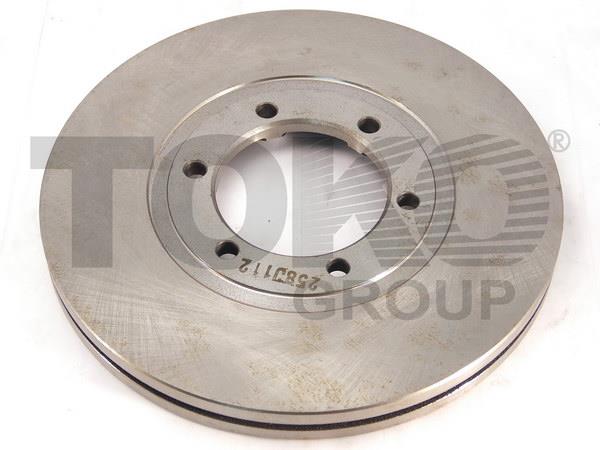 Toko T2304012 Front brake disc ventilated T2304012: Buy near me in Poland at 2407.PL - Good price!